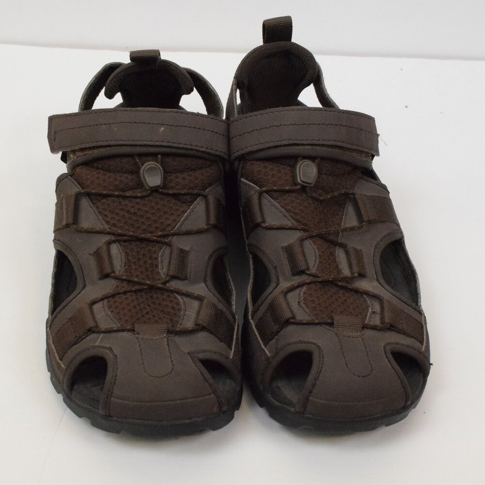 Teva Mens Outdoor Fisherman Brown Athletic Hiking Camping Sport Sandals 1016308 - Picture 2 of 9